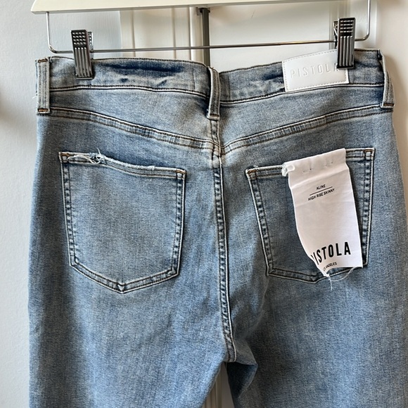 NWT * PISTOLA * Aline Jeans High Rise COLOR Vista - Picture 9 of 14